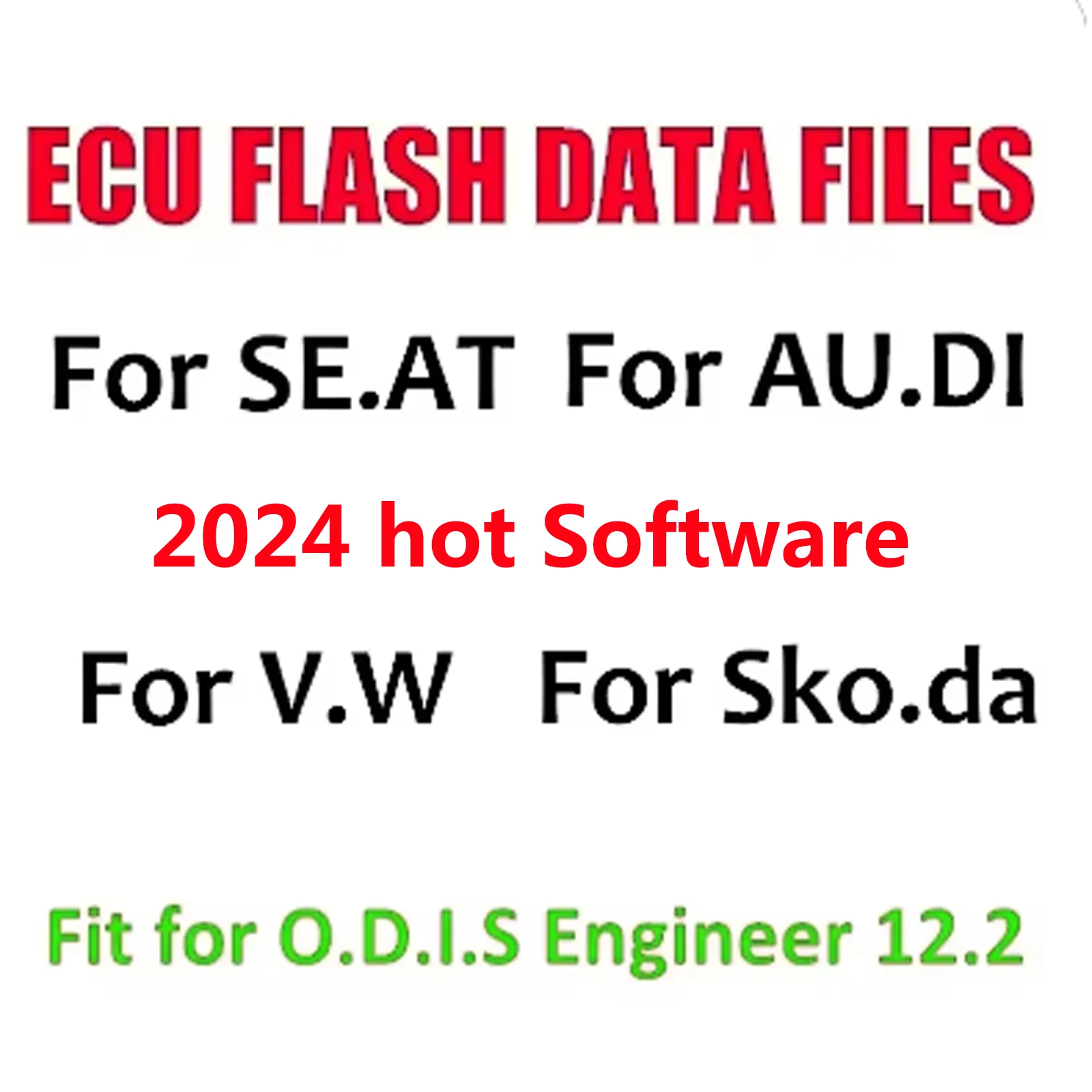 2024 HOT ODIS Engineering Flashdaten ECU Firmware Flash Data Files For V.W for A.UDI for S.EAT for S.KODA ODIS V12.2.0 Software