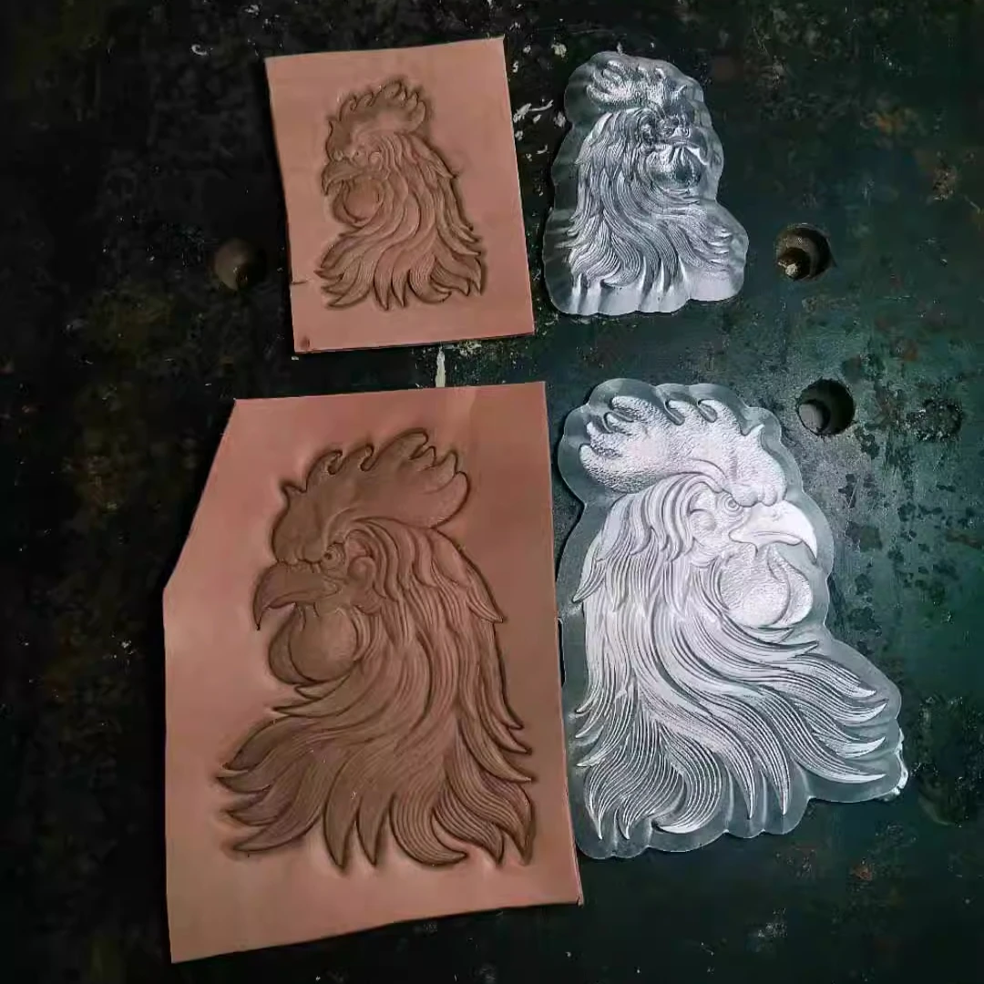 

Инструмент для тиснения кожи «Голова петуха», штамп для термопрессования из алюминиевого сплава, форма для вырезания узоров