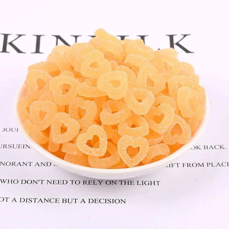 10 Pcs Simulation Frosted Sugar Love Heart Soft Candy Fondant Donut Handmade DIY Jewelry Hairpin Resin Accessories