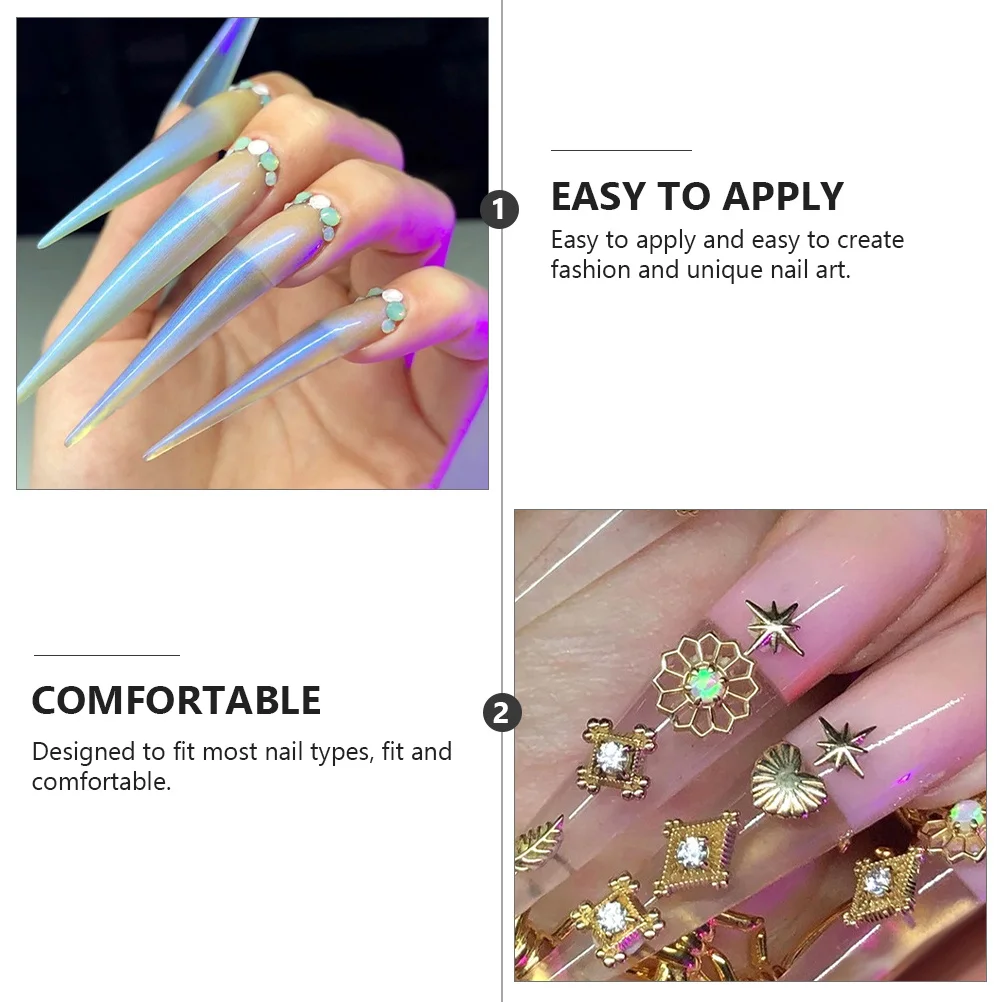 

120 шт., искусственные заостренные типсы для женщин, полное покрытие, накладные ногти, легко наносится, прочный материал ABS, использование в салоне дизайна ногтей