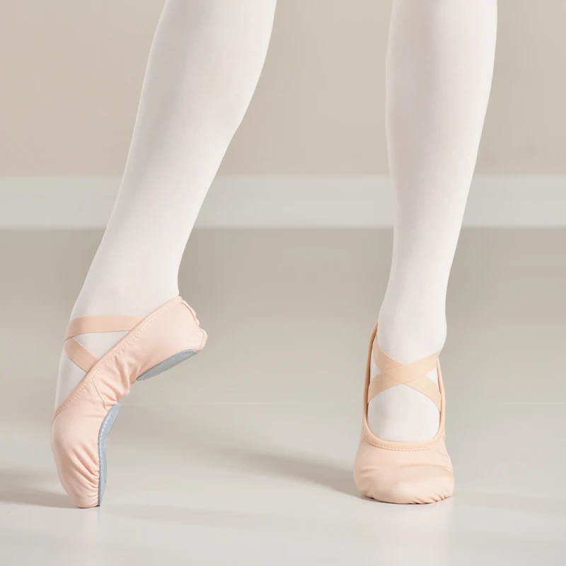 Split Grote Zachte Zool Balletschoenen voor Meisjes Vrouwen Hoge Elastische Canvas Dans Slippers 2026 Nieuwe Groothandel Drop Shipping