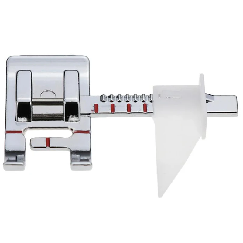 دليل قابل للتعديل ماكينة خياطة قطعة قدم الضغط في ماكينة الخياطة لعرقوب Snap-On Brother، Babylock، Singer، Janome، Juki، أدوات ماكينة الخياطة ذاتية الصنع