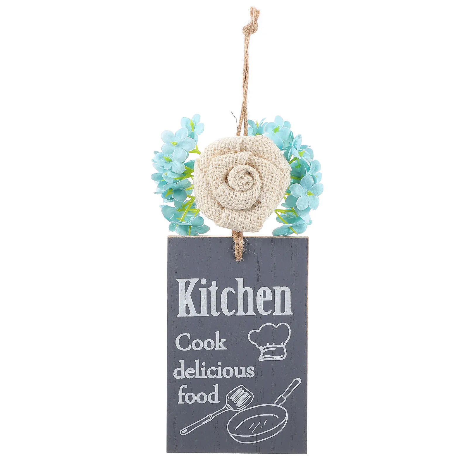

Kitchen Decoration Bar Sign Restaurant Coffee Hanging Farmhouse Wood Plaque Door
