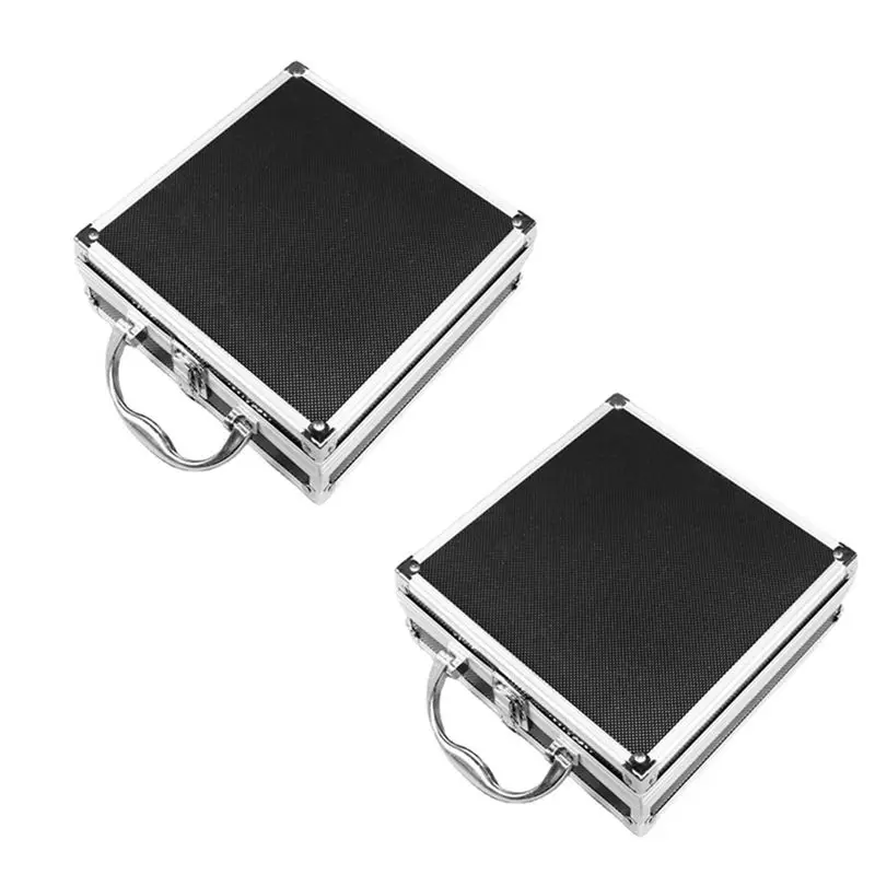 A36T-2X Aluminum Alloy Toolbox Accessories Storage Box Practical Aluminum Suitcase Small Toolbox Storage Box