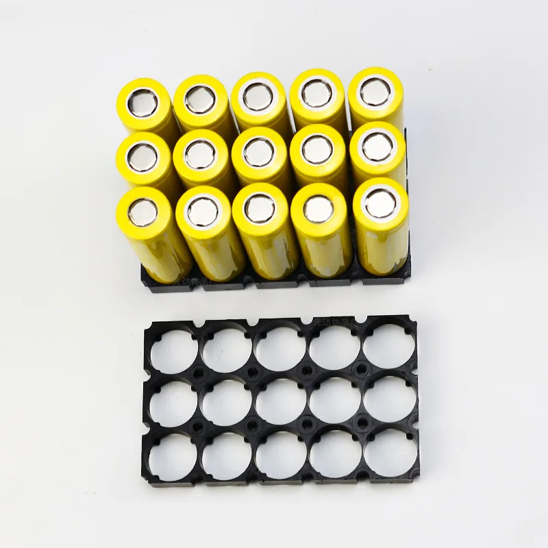 

MasterFire 500pcs/lot 3*5 Cell 18650 Batteries Spacer Radiating Shell Plastic Heat Holder Bracket Battery Storage Box Brackets