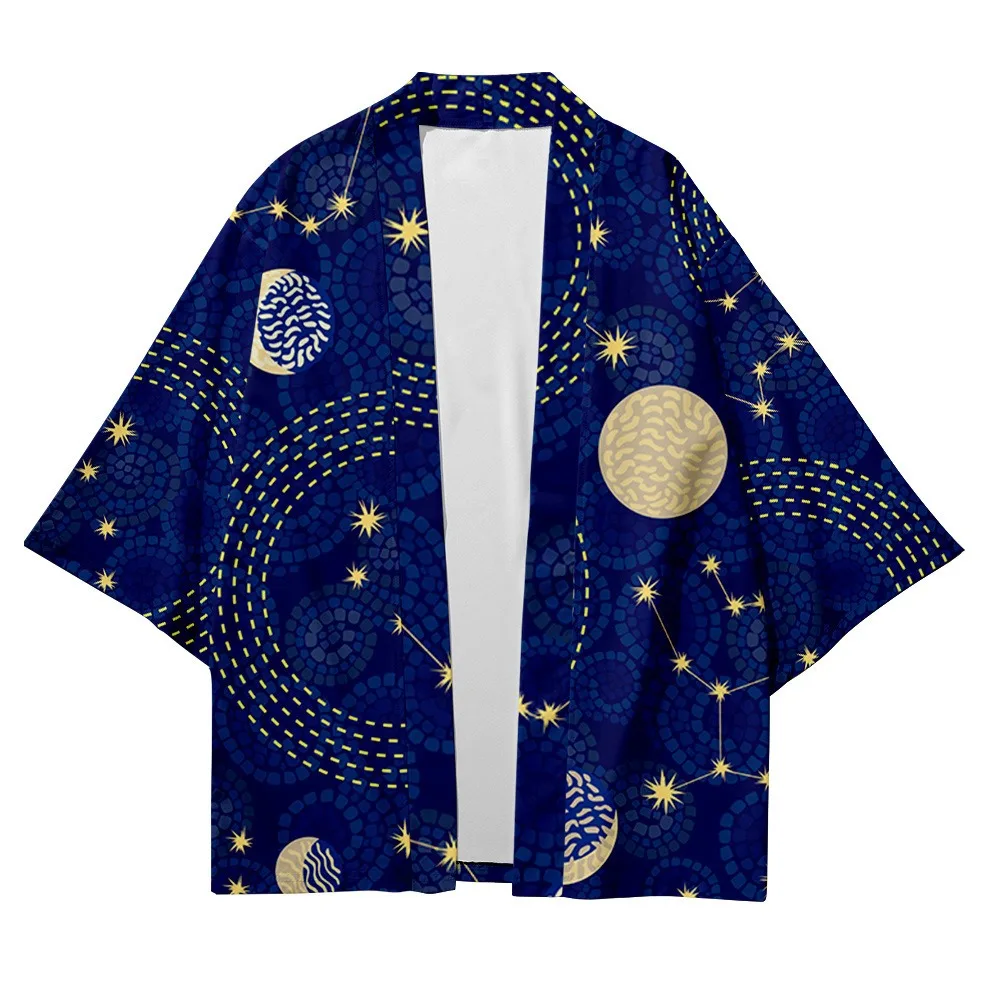 

Summer Samurai Kimono Men Cosplay Haori Stylish Streetwear Japanese Kimono Fashion Yukata Cardigan Elegant Robe Hot Sale