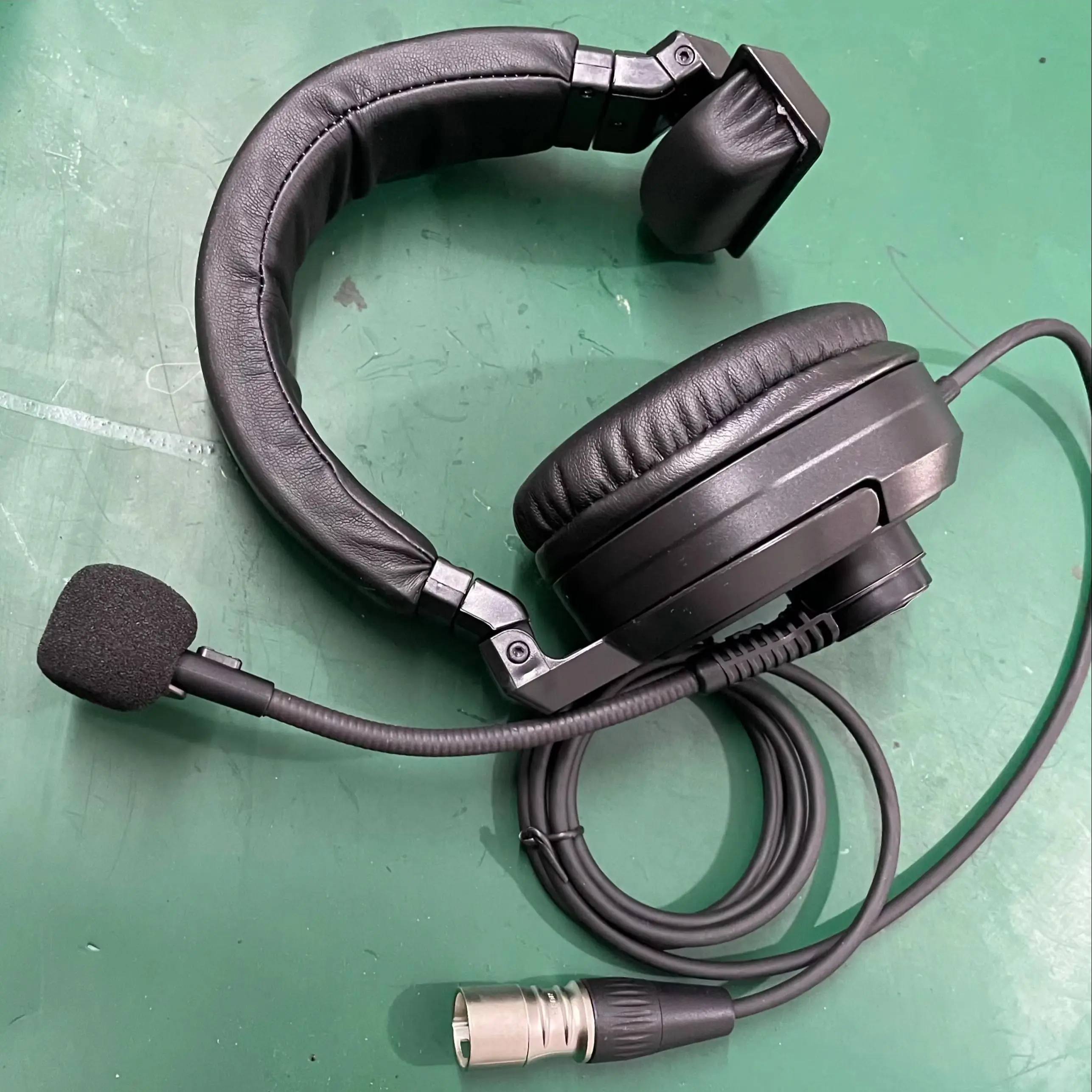 NEW   Director Unilateral Head Wear Inner Pass Headset Noise Reduction Microphone Four or Five Core Female Head Male Head