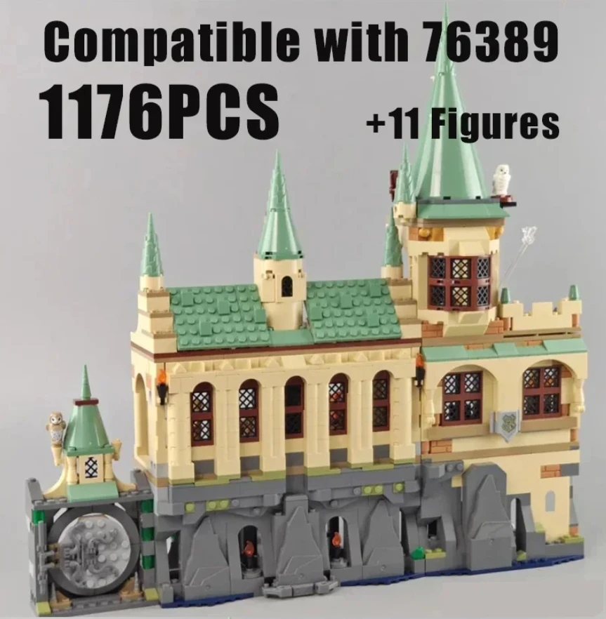 NEW 1083Pcs  Magic World of Wizards Classic Movies 12 Grimmauld Place Building Blocks Toys For Kids Gifts