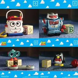 7CM Disney Herocross Cute Toy Story Wheezy Chuckies Sparks Mr.Mike Woody Buzz Action Figure Toy Kawaii Doll Kids Gift