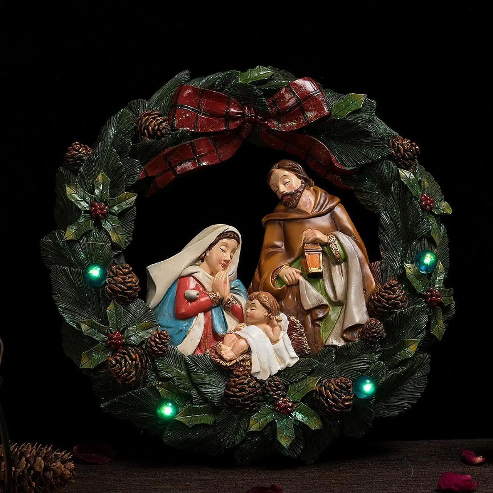 

Christmas Wreath Resin Christmas Decor for Dining Room Farmhouse Living Room
