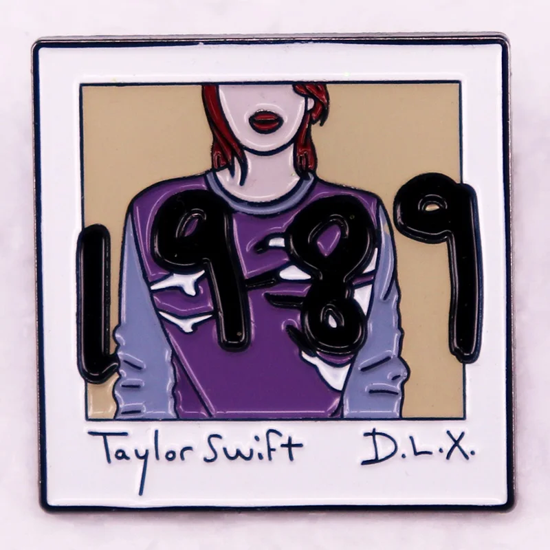 1989 badge music album soft Enamel Pin brooch jewelry Backpack Decorate swifties gift