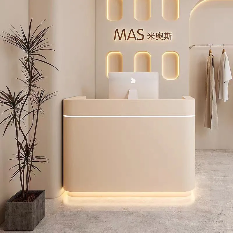 

Design Wood Reception Desks Luxury Modern Small Classic Clothing Reception Desk White Weight Empfangstheke Office Furniture