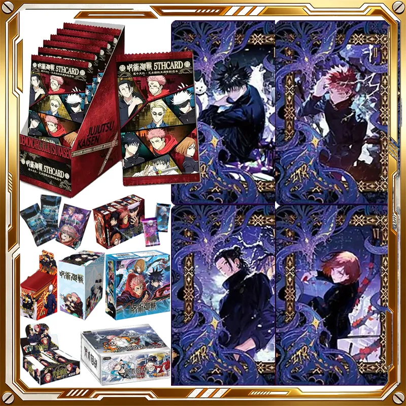 Jujutsu Kaisen Card 5th Anniversary Theme Genuine Trading Cards Holiday Games Toys Birthday Gifts Hobby for Woman and Man