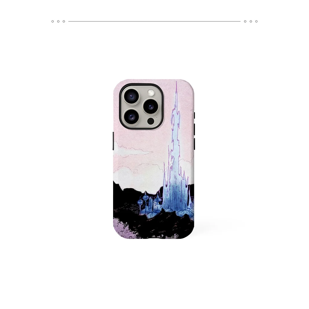 Etui na telefony Crystarium Inktober Film Shell do iPhone'a 16, 15, 14, 13, 12, 11 Pro Max Plus