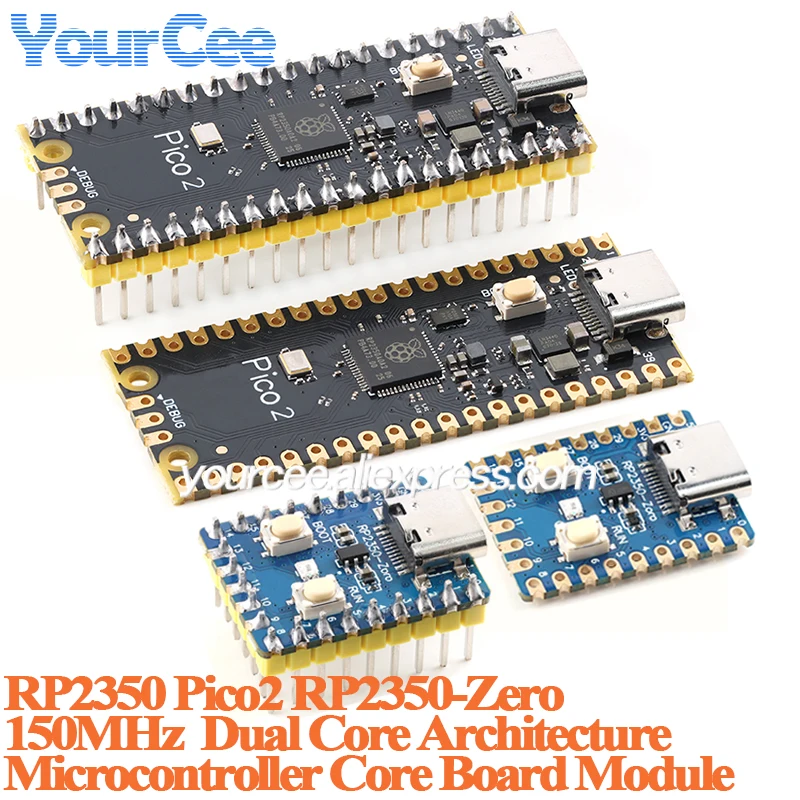�y�Z�[�����z5 ��/1 �� RP2350 Pico2 RP2350-Zero 150MHz �f���A���R�A�f���A���A�[�L�e�N�`���}�C�N���R���g���[���[�J���{�[�h Raspberry Pi PICO �p