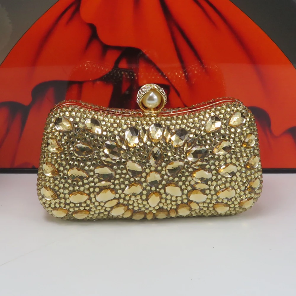 BaoYa Fang Fashion Colorful Handbag and Champagne Shoulder Bag Wedding Banquet Bag image 3