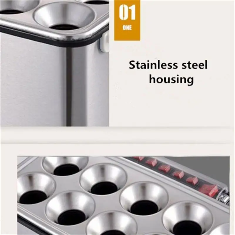 

Электрическая машина для приготовления яичных омлетов и сосисок на 10 порций, автоматический прибор для приготовления яиц, омлетница-мейкер