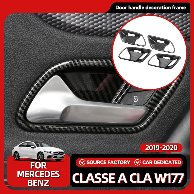 

Interior Mouldings For Mercedes Benz A CLA Class W177 V177 C118 W118 AMG A35/45 CLA35 CLA45 2019 2020 Car Door Armrest Handle Bo