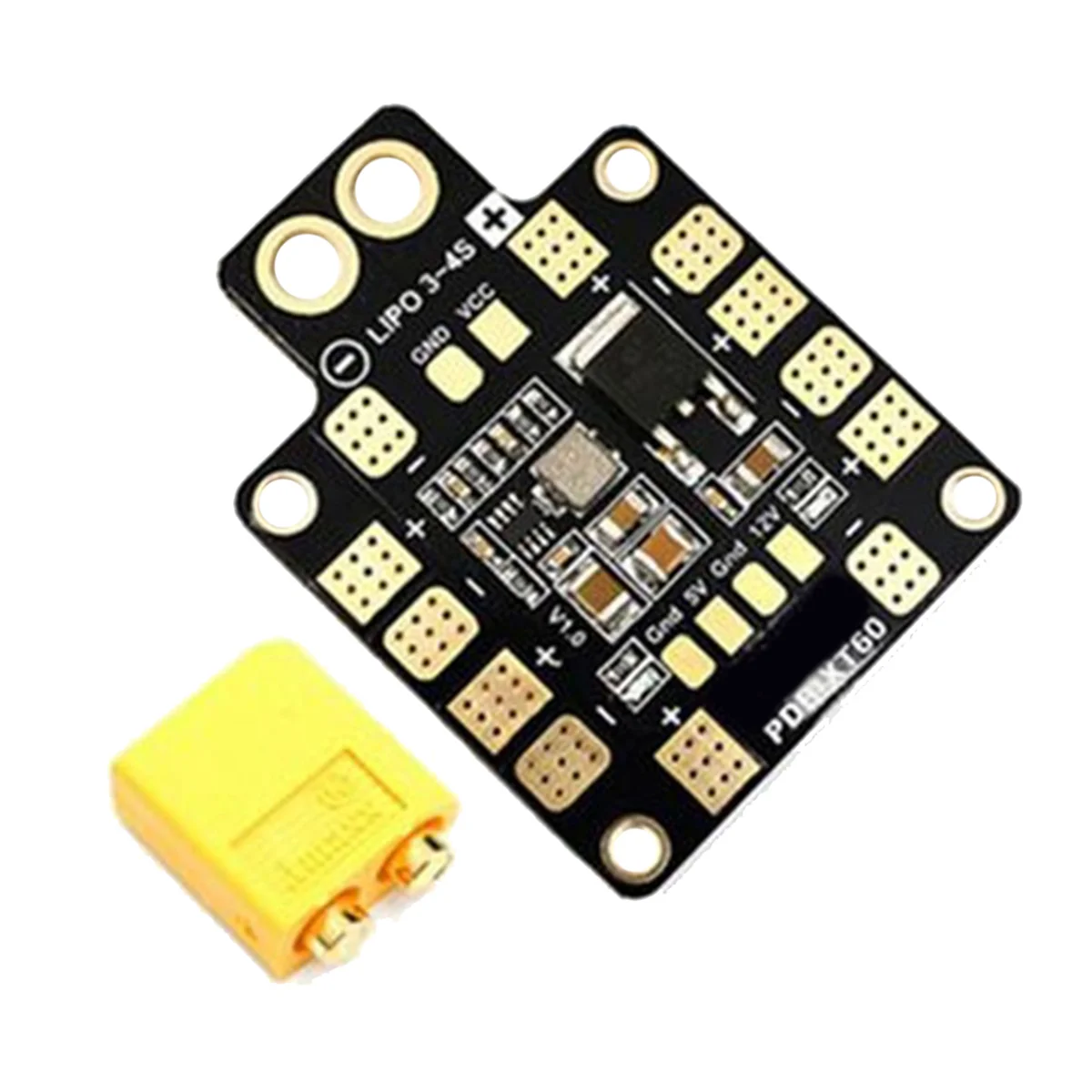 Matek Systems-Placa de distribución de energía PDB XT60 W/ BEC 5V 12V para QAV250 RC FPV Quadcopter multicóptero Drone