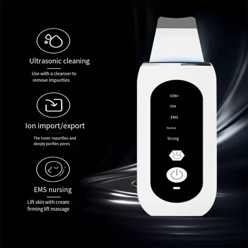 家庭用毛穴洗浄美容器、角質ナイフ、マイクロカレント洗顔スクレーパー、超音波角質除去器