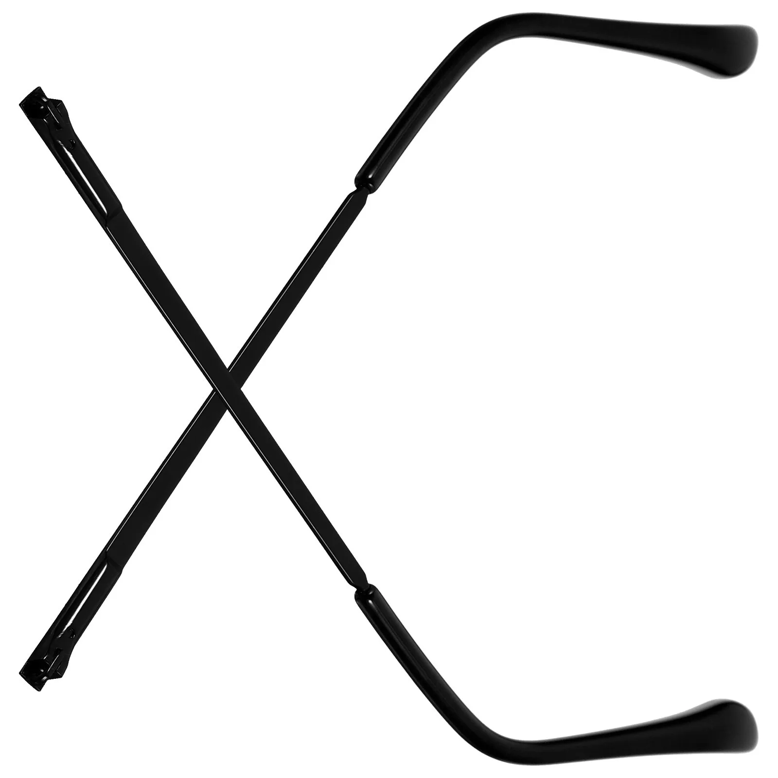 

1Pair Eyeglass Frame Temple Replacement Metal Arms Sturdy Glasses Arms Legs for Sunglasses Reading Myopia Glasses