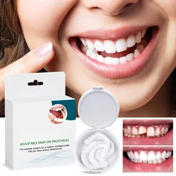 Kits de dentaduras de ortodoncia para hombres y mujeres, broches interdentales ajustables, dentaduras cosméticas
