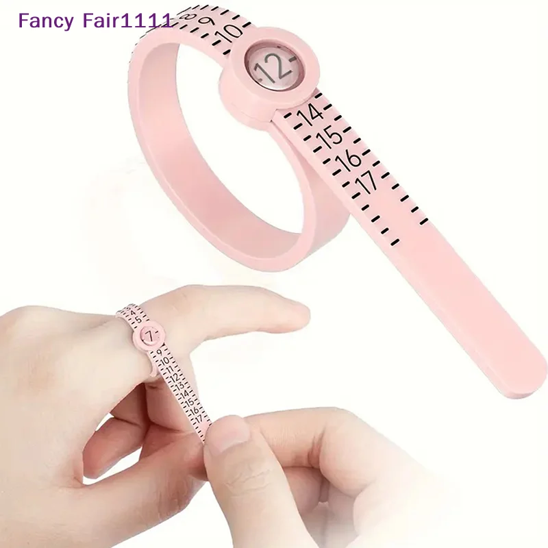 

New Ring With Magnifying Glass, Measuring With Ring, Soft Ruler, Plastic Size Circle, Size Filter, Durable