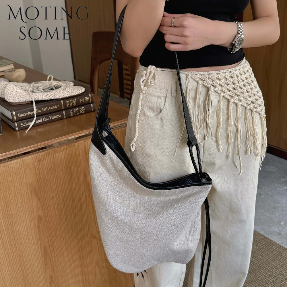 

Motingsome Luxury Sheep Genuine Leather Woman Bag Crossbody Messenger Bags Soft Cowhide Shoulder Bucket Mini Tote 2025 New