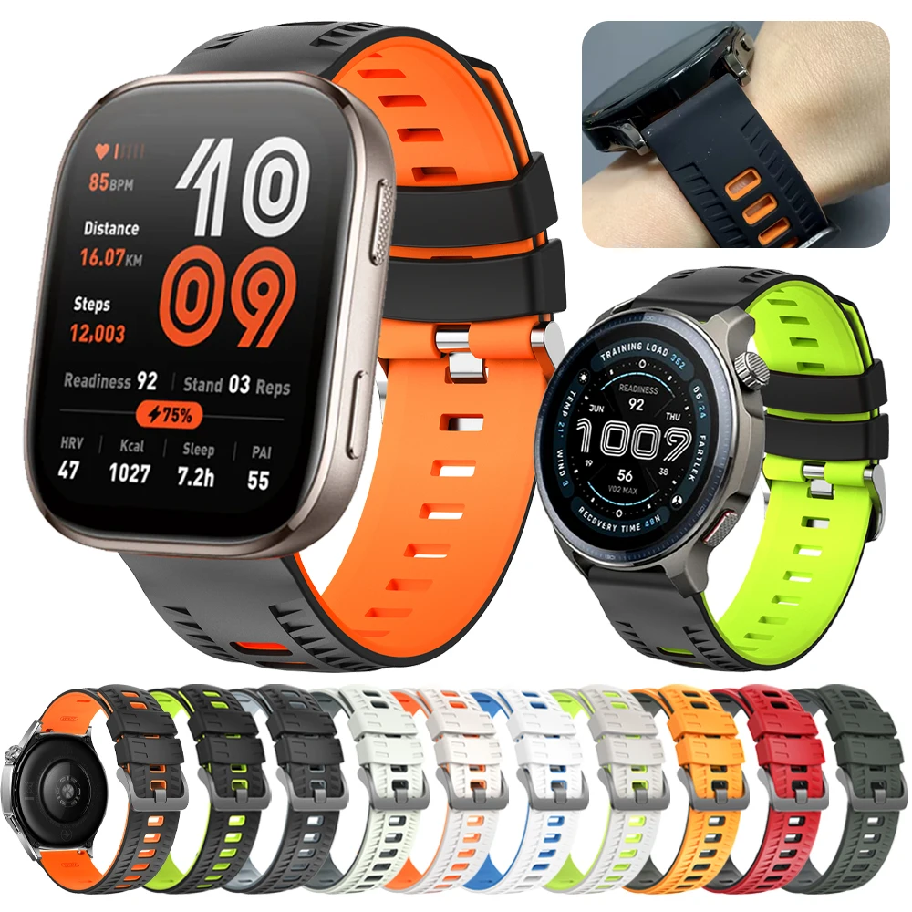 22Mm Silicone Strap…