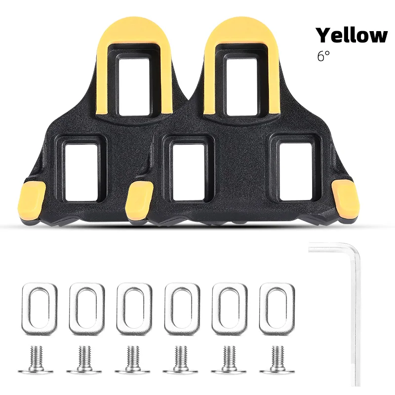 

Universal Bike Pedal Cleats for SPD-SL LOOK KEO System Self-Locking Clipless Cycling Shoes Road MTB Bicycle Accessories