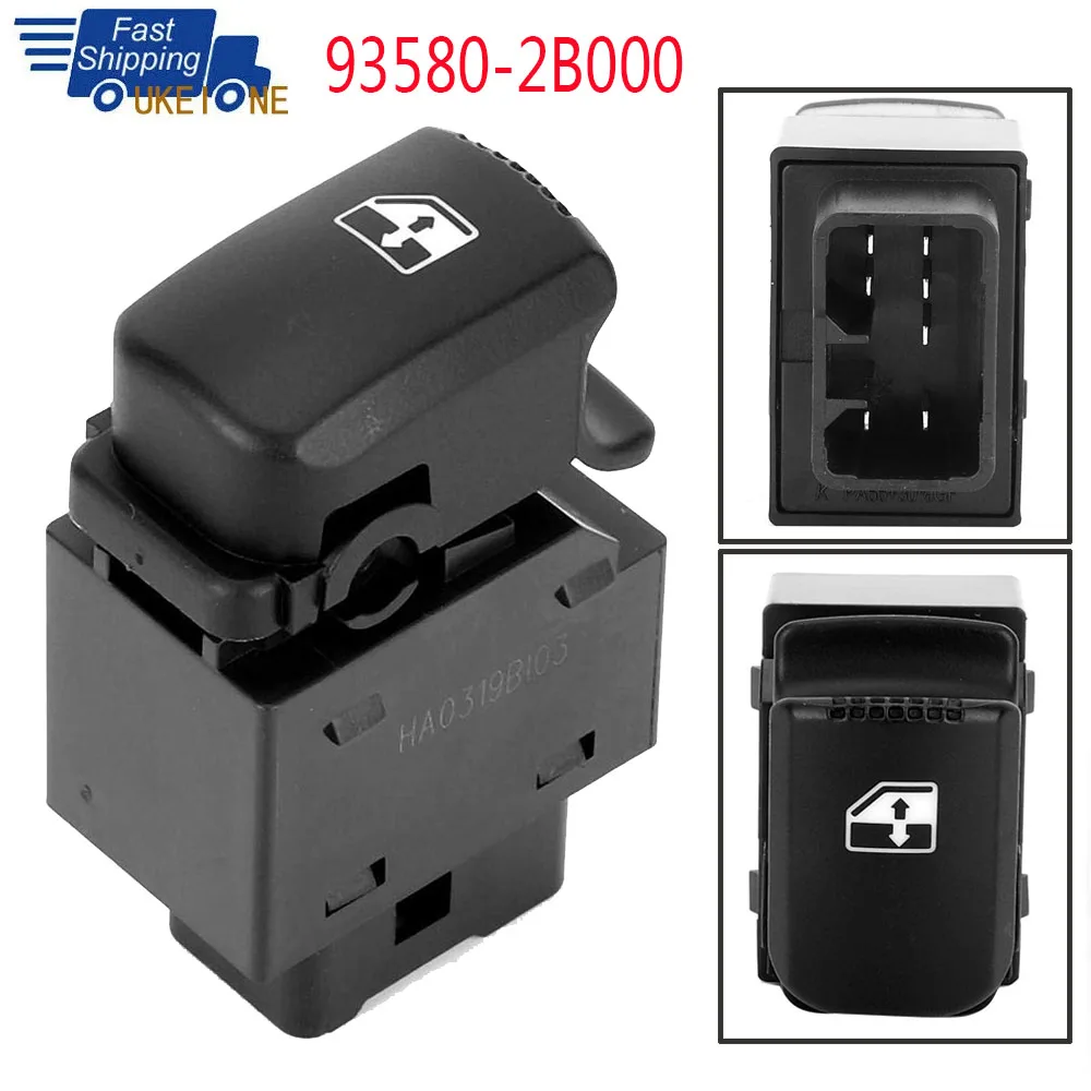 Electric Power Window Switch Rear Control Button Parts For Hyundai SANTA FE 2007 2008 2009 2010 2011 2012 935802B000 93580-2B000