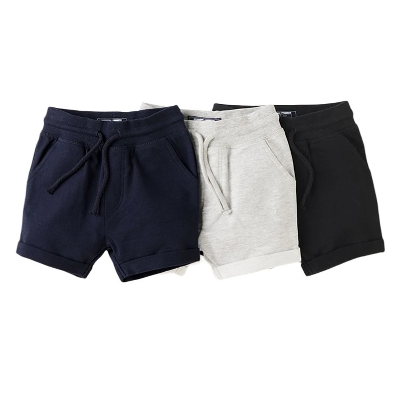 

2024 New Summer 2-8 Years Children Boys Shorts Solid color Embroidery Baby Boys Sports Shorts Kids Toddler Little Boy Clothes