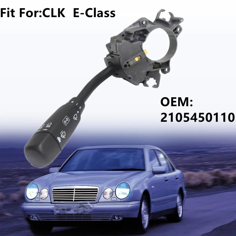 

Car Indicator Wiper Switch Turn Signal Switch For Benz CLK C208 1997-2002 E-Class W210 E200 E430 E55 1995-2002 2105450110