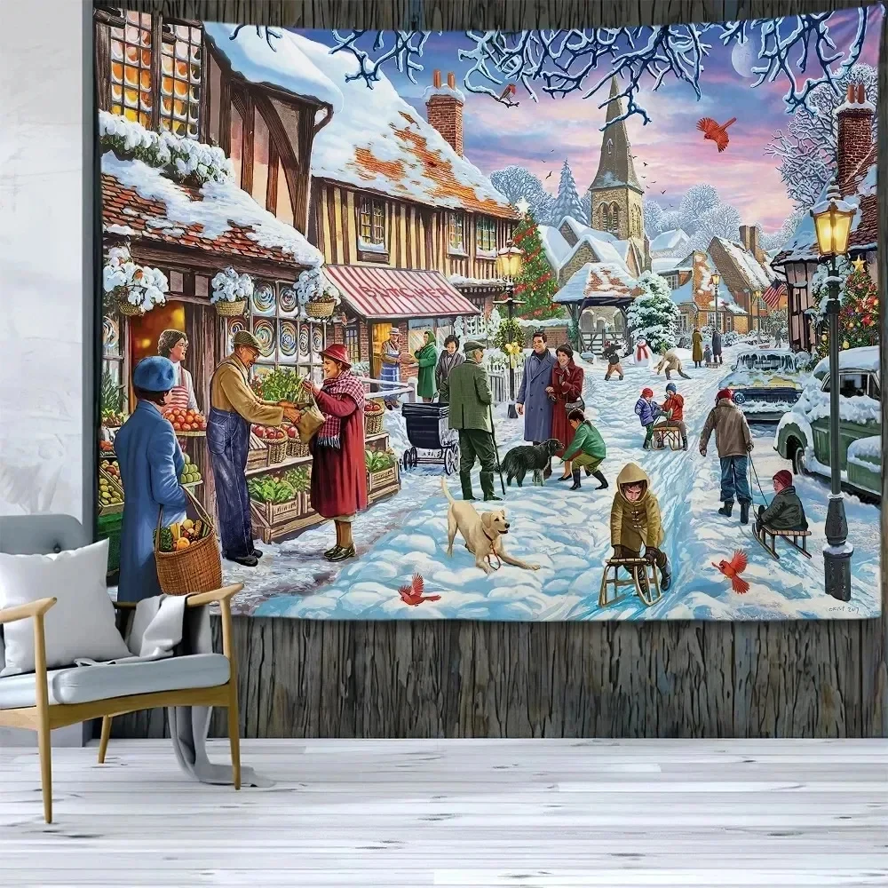 

Богемный стиль 2025 года, подарок Санта-Клауса на Рождество и Новый год, модный гобелен, подвесное украшение для гостиной, дивана, домашний деко