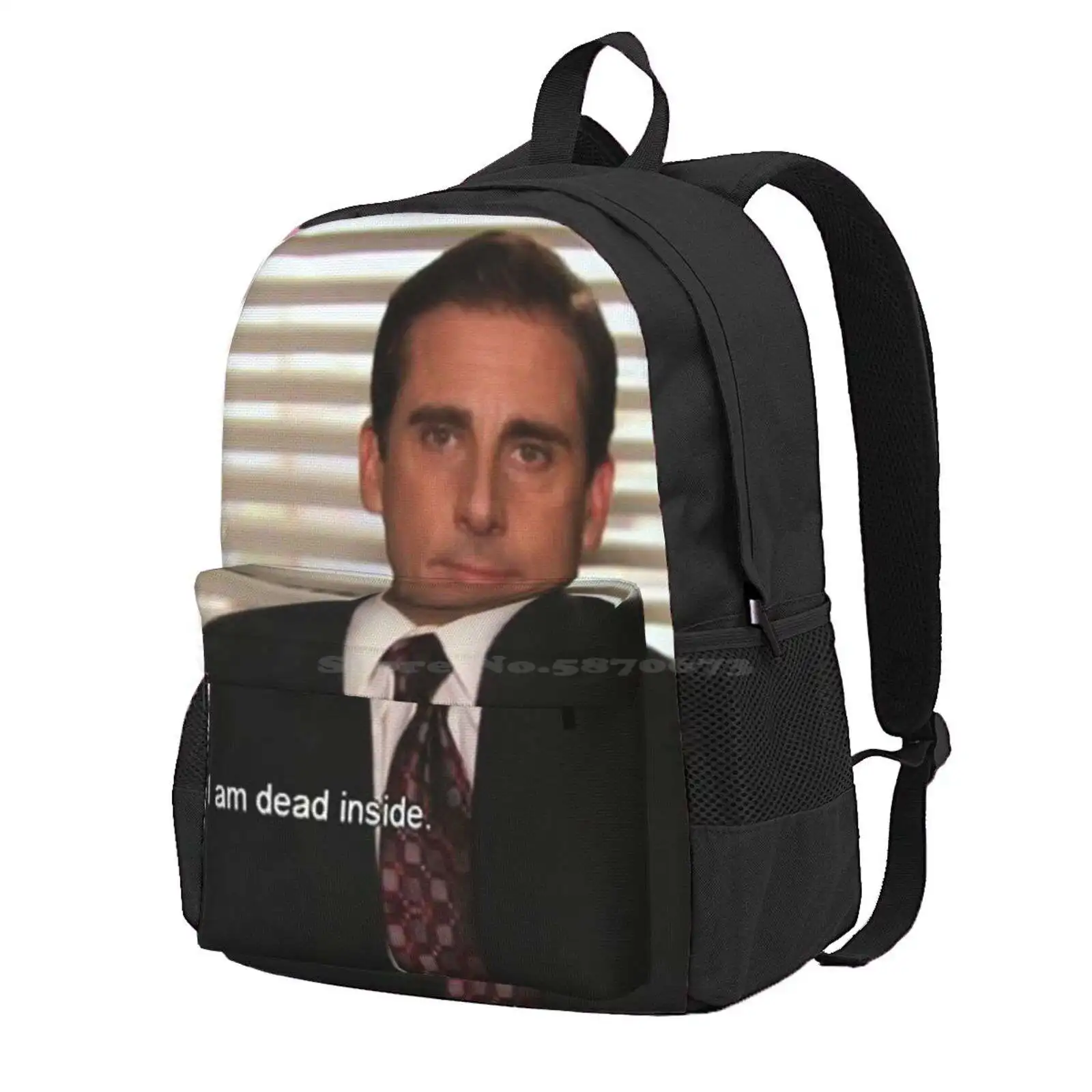 

The Office Hot Sale Schoolbag Backpack Fashion Bags The Office Tv Series Tv Show Amazing Dead Inside Mood Michael
