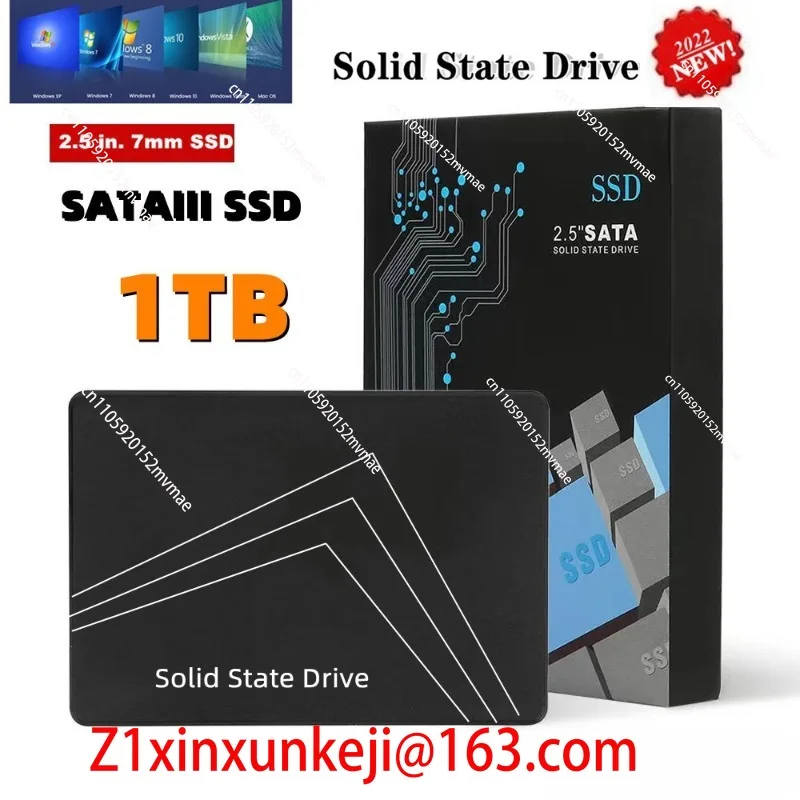 2.5 Inch SATA3.0 SSD 1TB 2TB High Speed Internal Solid State Drive External Universal For Laptop Desktop