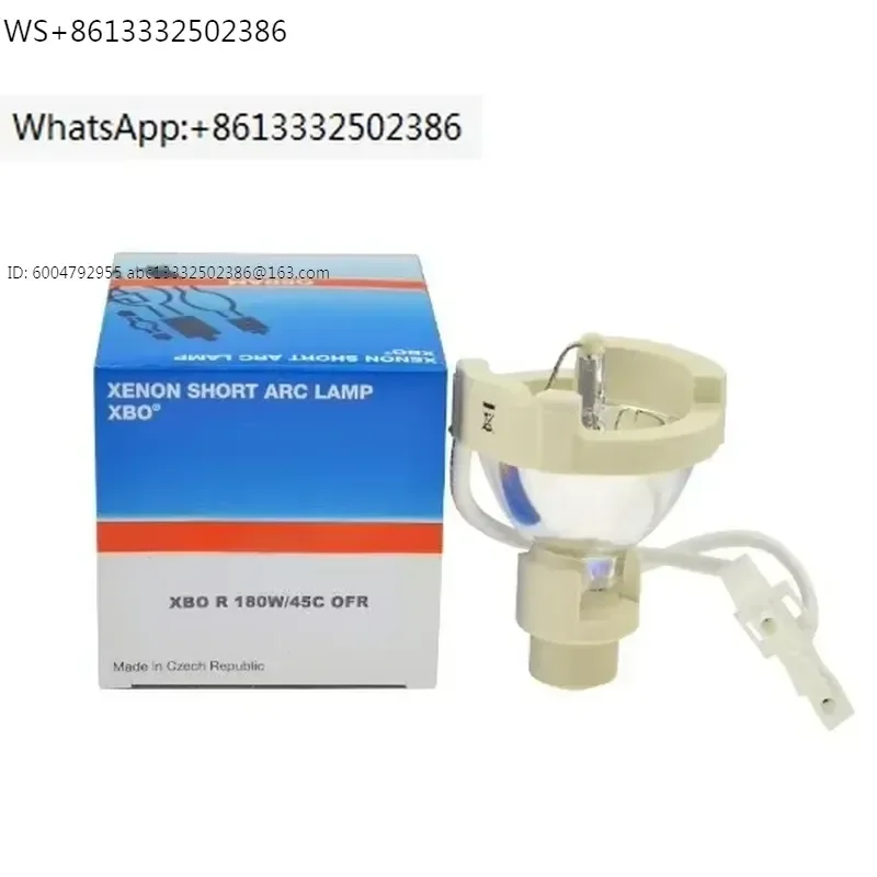 For XBO R 180W/45C DC,180W xenon short arc lamp,Endoscope surgical microscope,XBOR180W/45 C OFR,ZEISS S88 MGB MS-L bulb