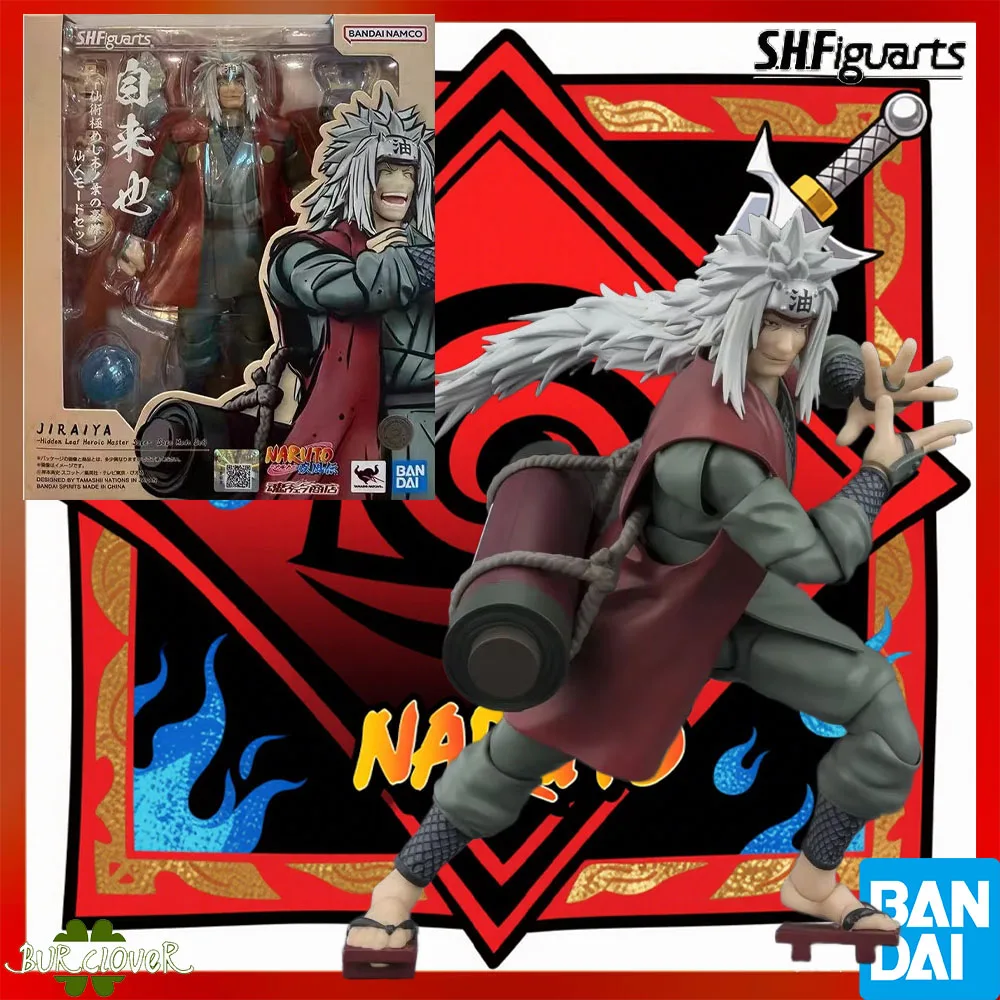 

100% Authentic In Stock Original Bandai S.H.Figuarts Shf Naruto Shippuden Jiraiya Anime Action Figure Collection Model Toy
