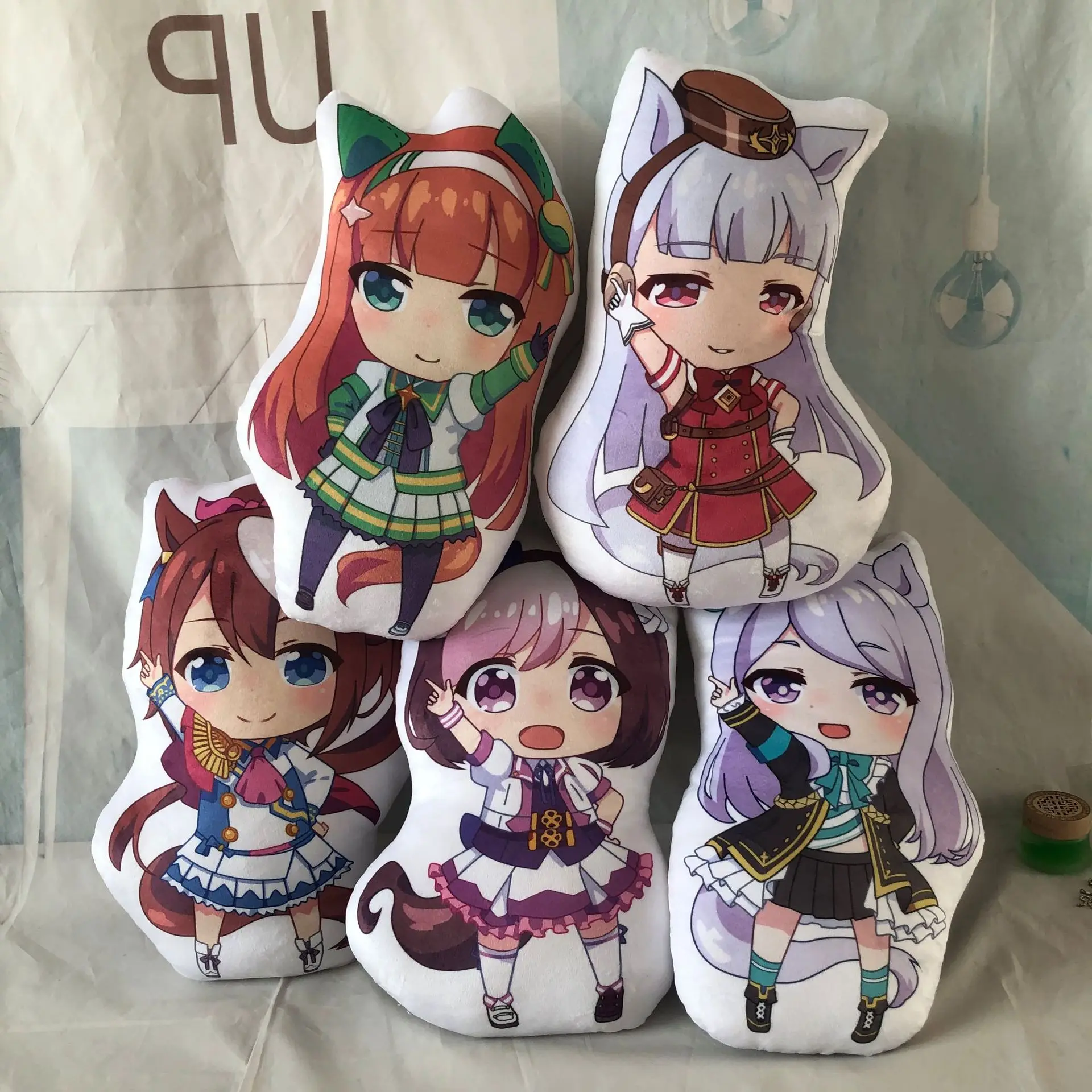 

40cm Uma Musume Plush Toys Cute Soft Stuffed Cartoon Anime Home Decoration Pillow Cushion Dolls For Kid Birthday Christmas Gift