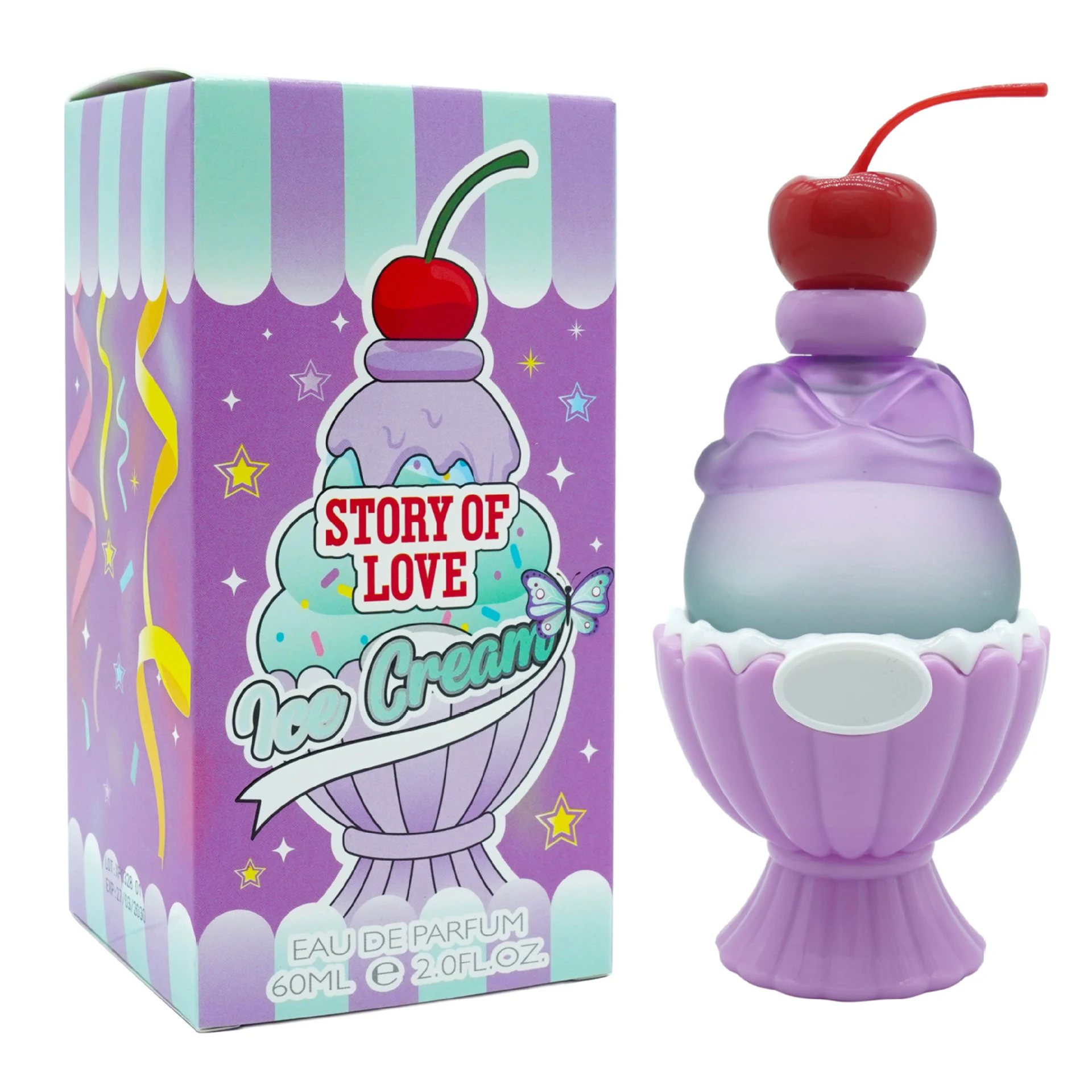 

ice Cream Cute Perfume Brand Long-lastingFloral Fruity Citrus Rose Charming Eau De Toilette Sweet Fragrance Women SprayParfum