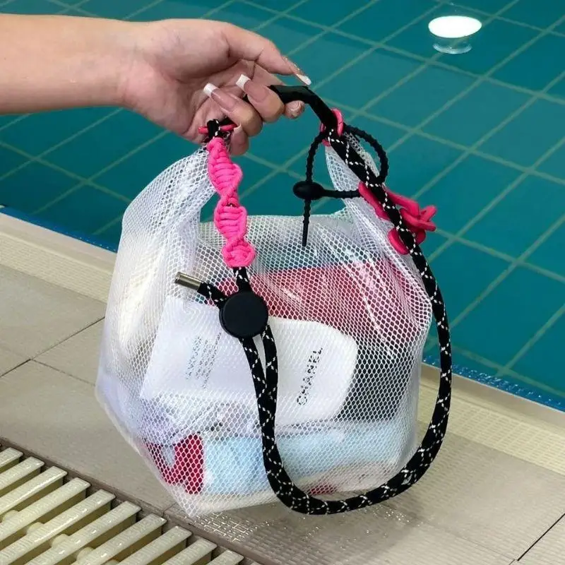 

Unisex Storage Bag Waterproof Fitness Swimming Bathroom Outdoor Travel Large Capacity Drawstring Mouth Toiletries Cosmetics Bag