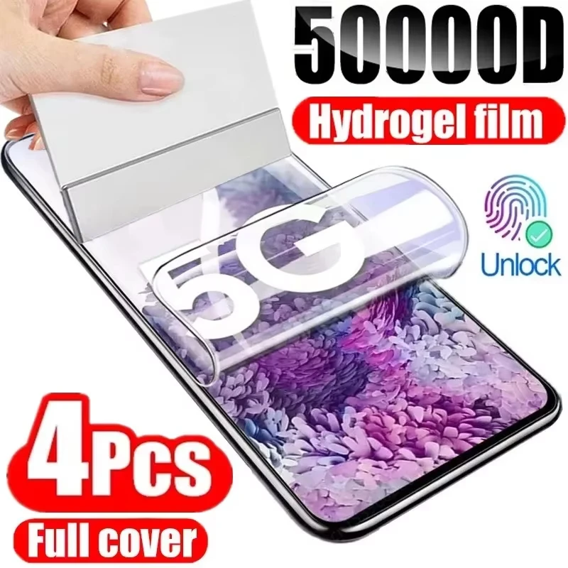 Film Hydrogel à couverture complète, 1 à 4 pièces, protecteur d'écran pour Xiaomi Redmi Note 15 14 13 12 11 10 9 Pro 15C 11S 9S, pour Redmi 10 15C 14 13