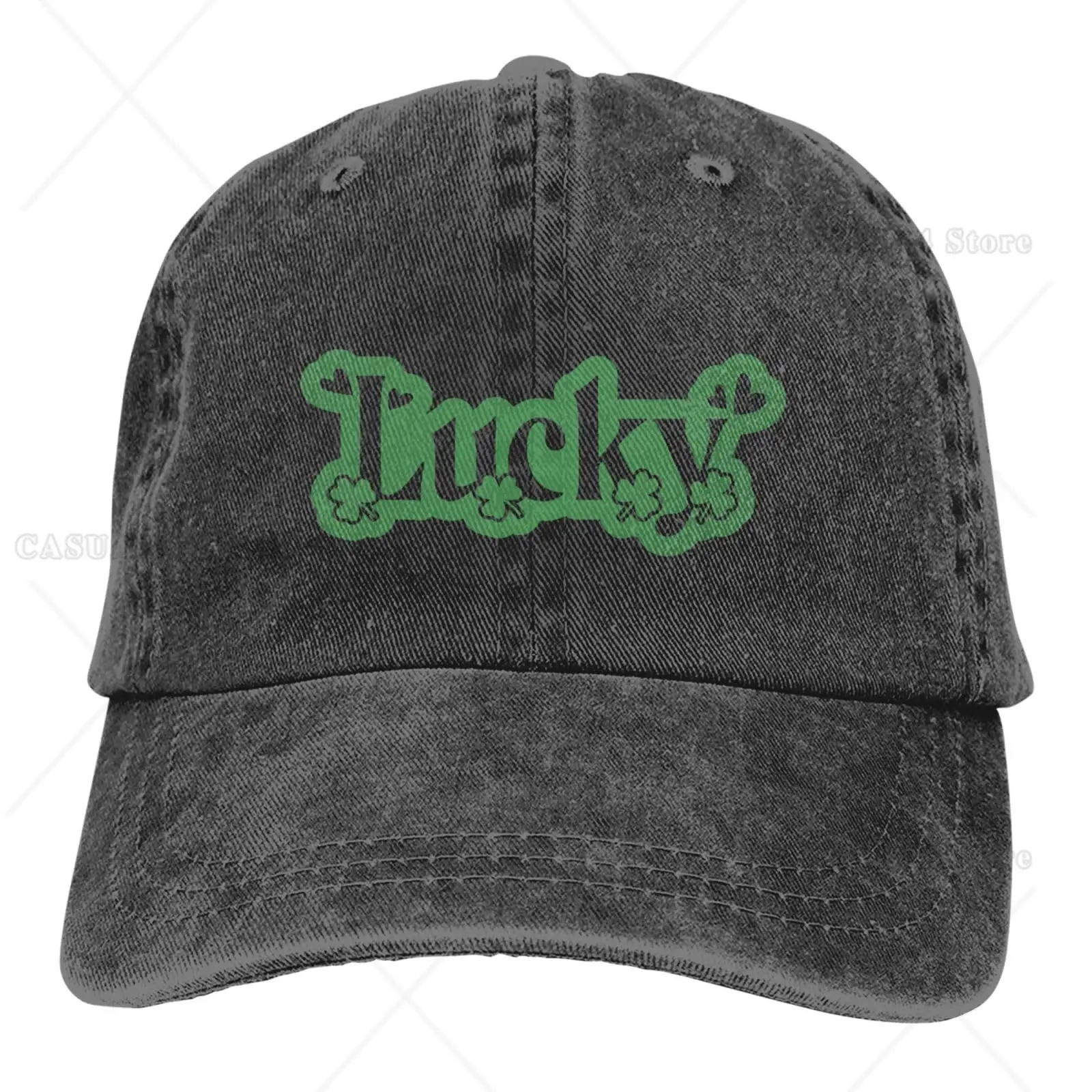 

Lucky Shamrocks Baseball Cap Golf Dad Hat Adjustable Original Classic Low Profile Cotton Hat Men Women