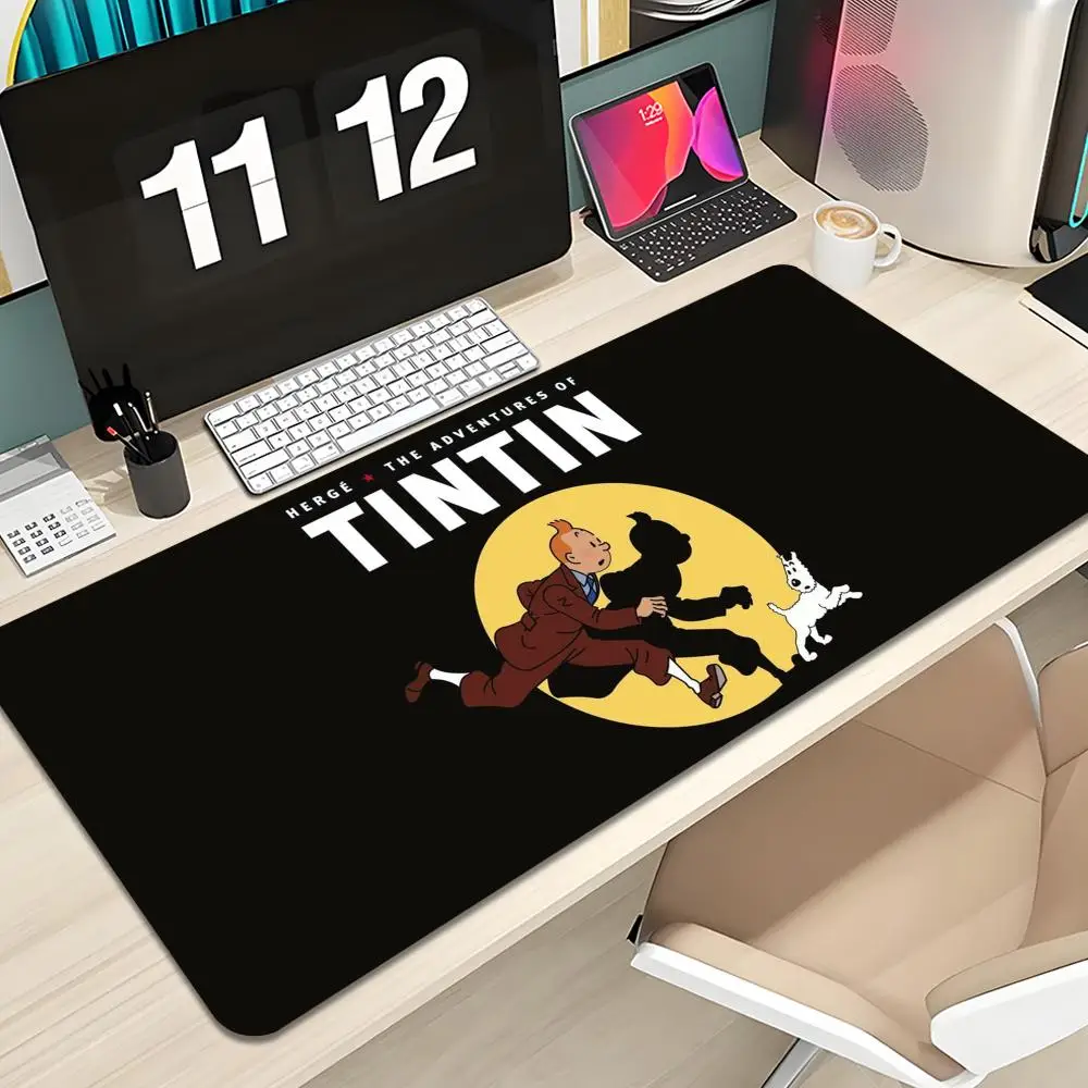 

The Adventures of T-Tintins Mouse Pad Keyboard Mousepad lauge 1200X600 mm Desk Mat PC Gamer Office Carpet Home Table pad