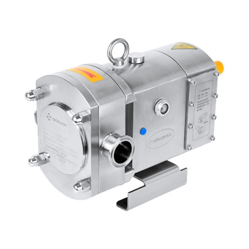 TUL TUR Series High Low Viscosity Pharmaceutical Rotary Lobe Pump Horizontal Positive Displacement Pump
