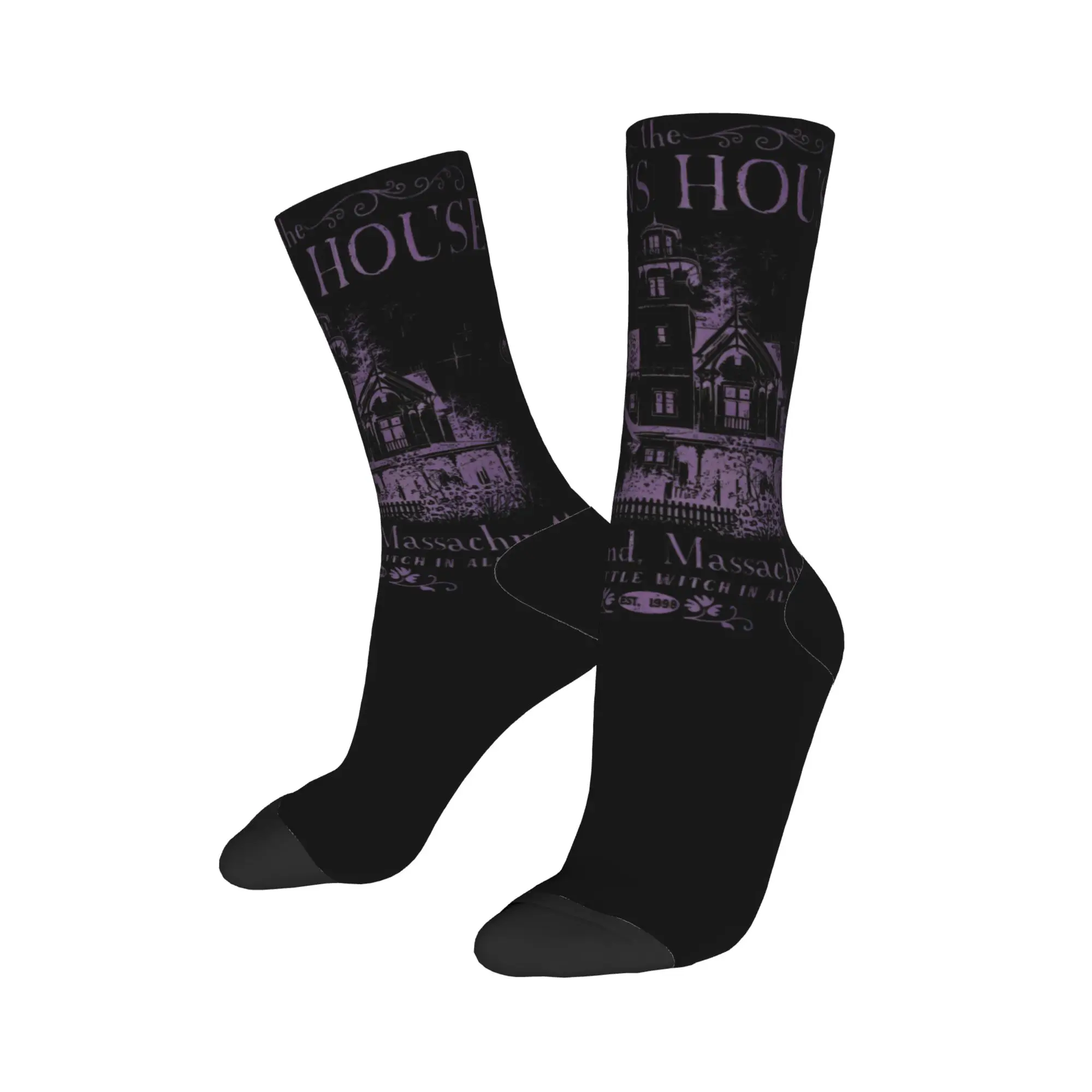 Practical Magics Stockings Men's  Socks Soft Funny Socks Autumn Cycling Anti Bacterial Pattern Socks Birthday Present
