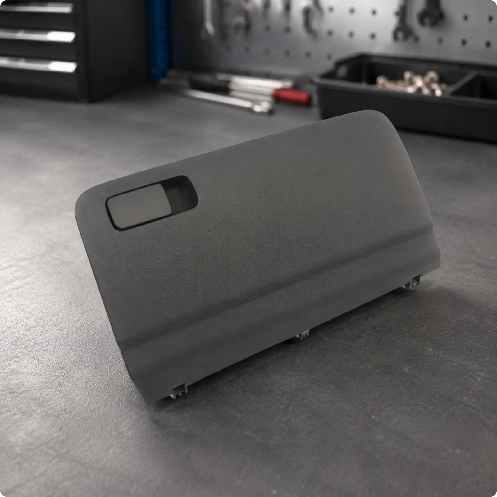 Car Storage Box Lid Replacement ABS Textured Glove Compartment Cover Panel for Left Hand Drive Vehicles Interior