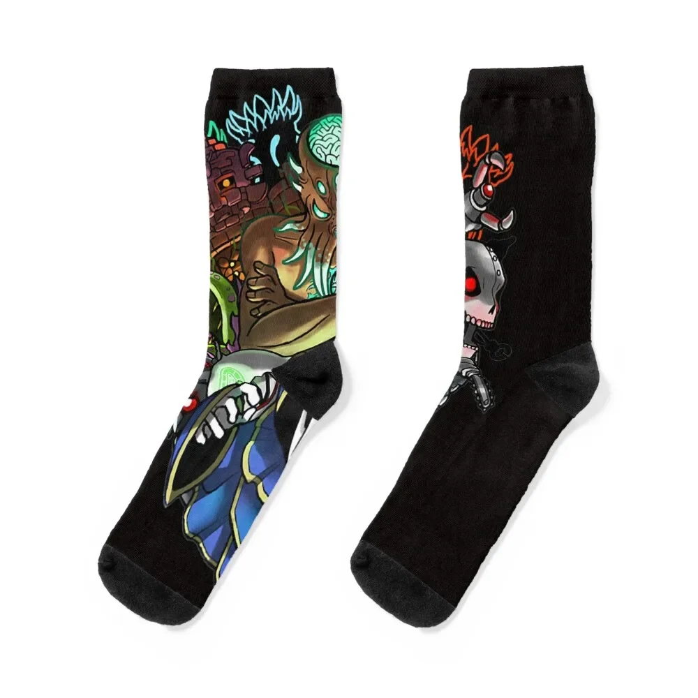 

Gift For Men Terraria Game Boss Halloween Socks Rugby summer Non-slip sports and leisure Socks For Men Women's