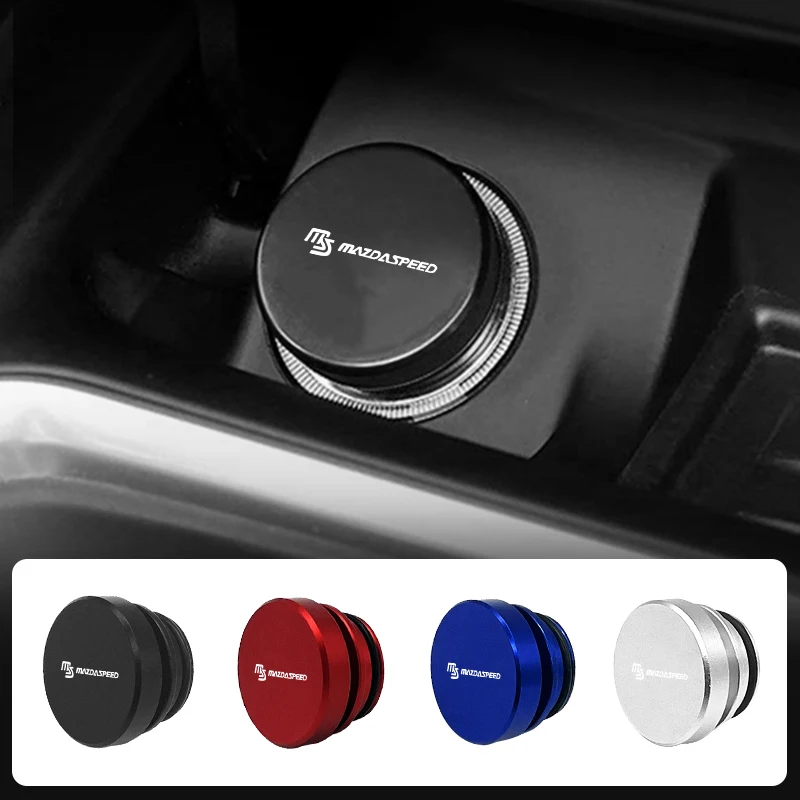 

Car Cigarette Lighter Cover Socket Plug Covers Cap For Mazda 3 6 2 5 Axela Atenza Demio CX3 CX5 MX3 MX5 Speed MPE MS