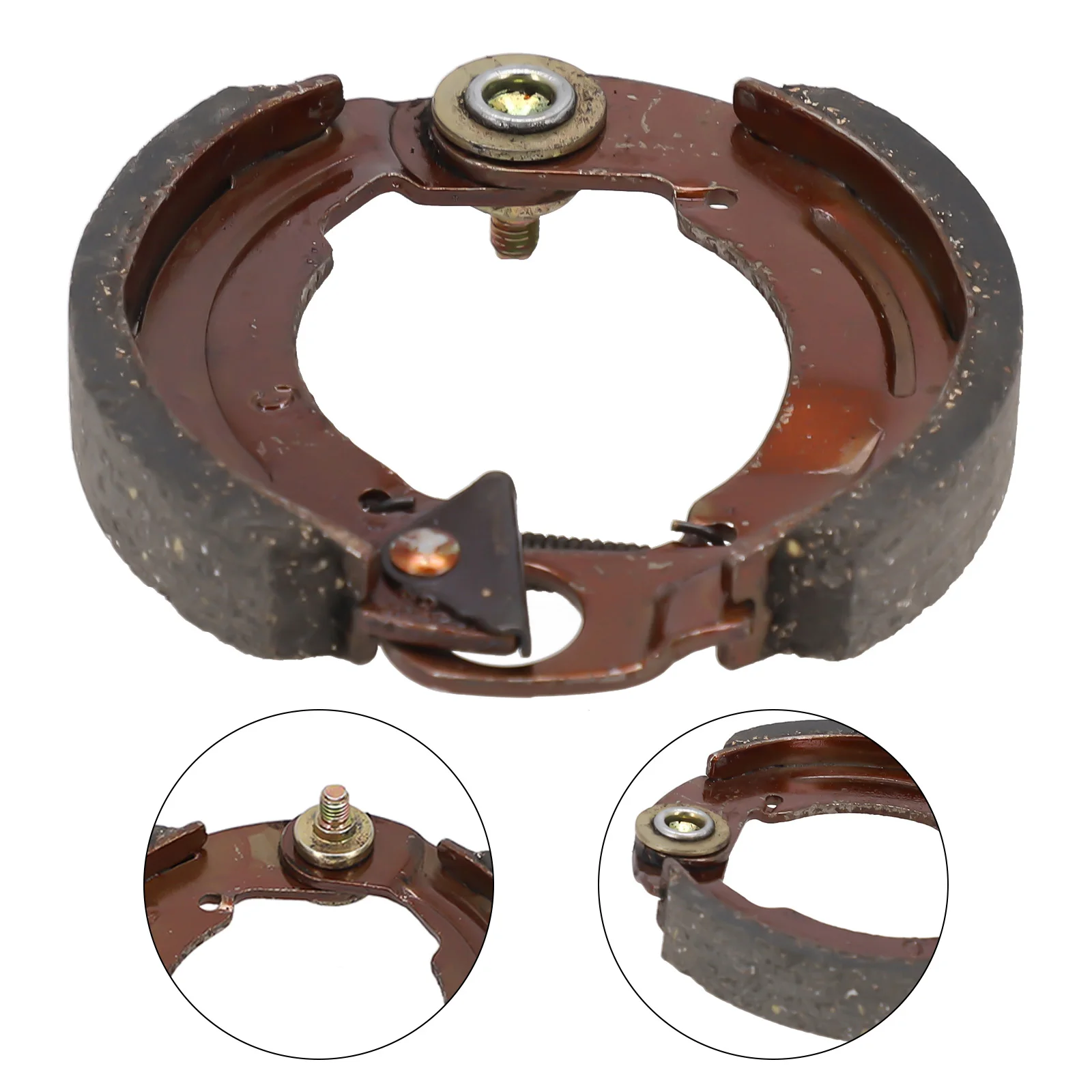 1 Pair Brake Shoes Anti-slip E-bike Brake Shoes Set Rear 90 Brake Shoe Replacement For-yade Tb50 Electric Bicycle Accessories